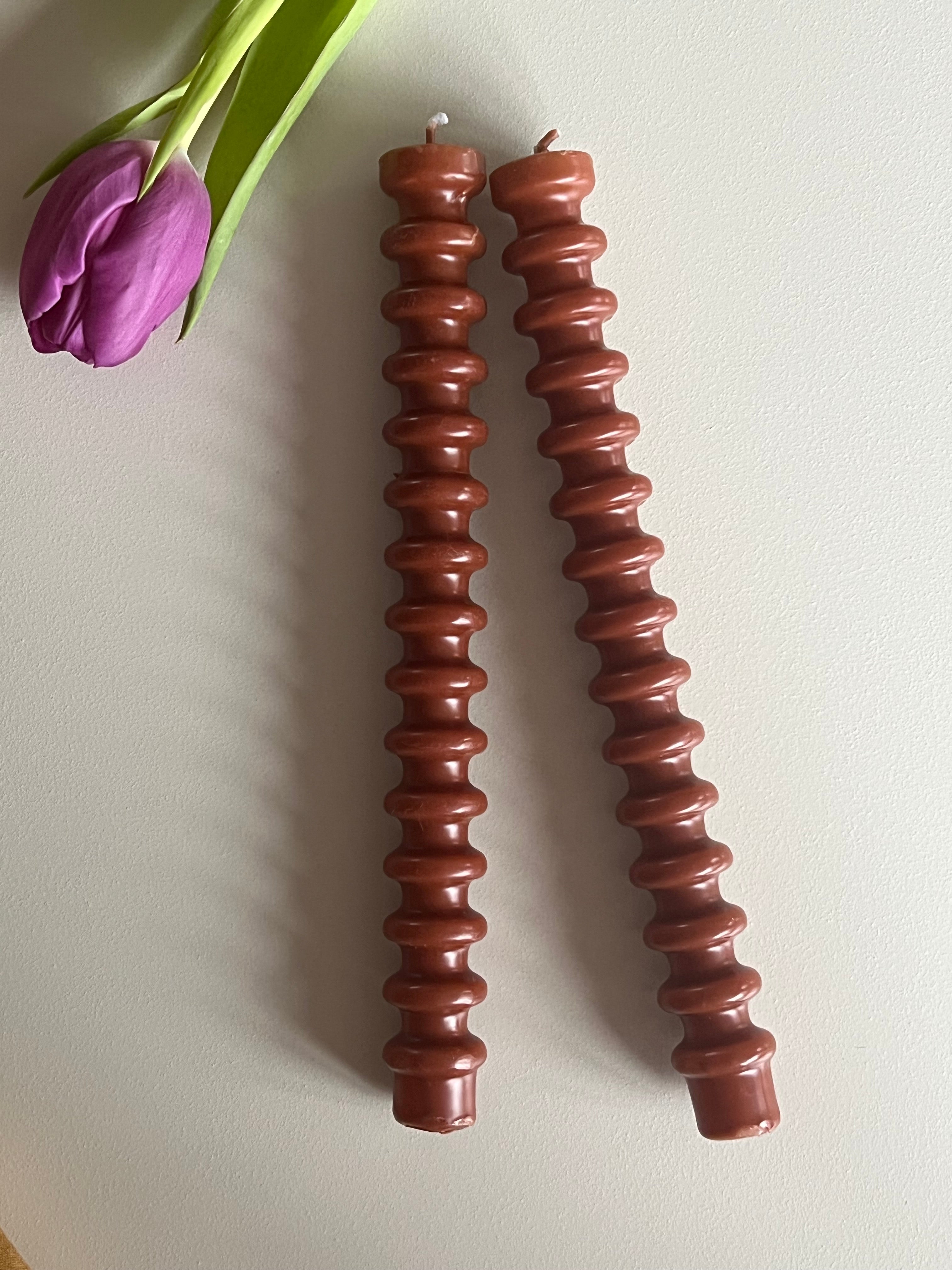 Bougies marron