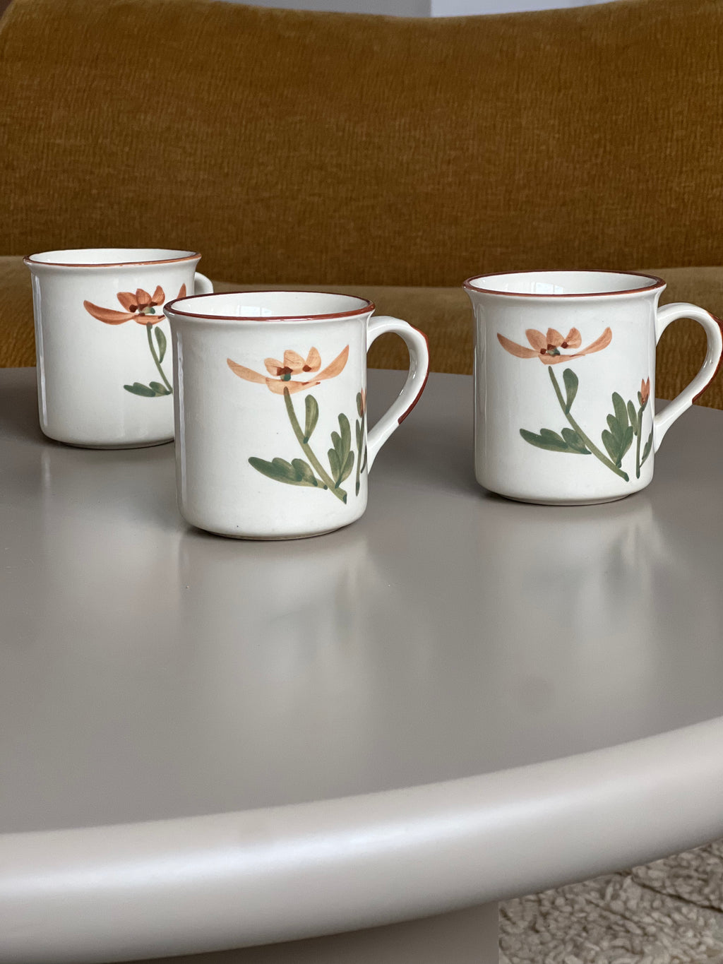 Tasses fleuries