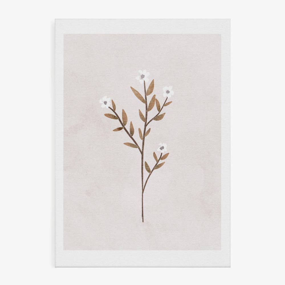 Affiche | Fleur sauvage blanche